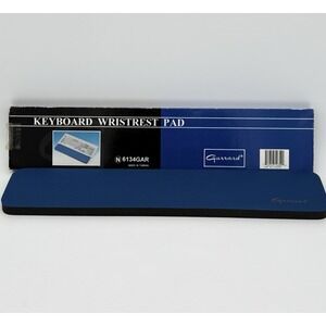 Garrard 6134GAR Keyboard Wristrest Pad Blue Foam Wrist Rest w/ Box Made Taiwan
